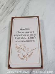 MaxSold Auction: Listen B*tch" affirmation cards   - Toronto (Ontario, Canada) SELLER MANAGED Downsizing Online Auction - Pilkington