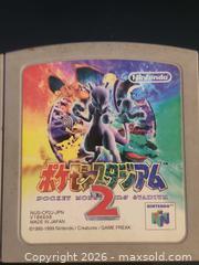 MaxSold Auction: N64 Pocket Monsters' Stadium 2  Pokémon - Toronto (Ontario, Canada) SELLER MANAGED Downsizing Online Auction - Pilkington