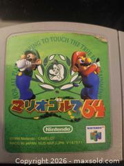MaxSold Auction:  Nintendo 64 Mario Golf 64   - Toronto (Ontario, Canada) SELLER MANAGED Downsizing Online Auction - Pilkington