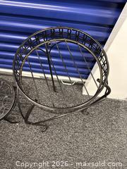 MaxSold Auction: 2 metal plant stands - Hanover Township (Pennsylvania, USA) PARTNER MANAGED Downsizing Online Auction - Airport Road (STORAGE)              