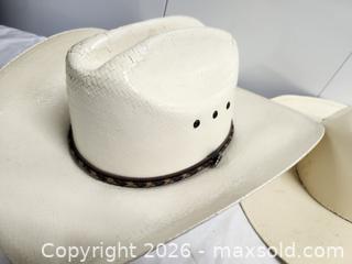 MaxSold Auction: 3 Cowboy hats and buffalo statue - Hanover Township (Pennsylvania, USA) PARTNER MANAGED Downsizing Online Auction - Airport Road (STORAGE)              