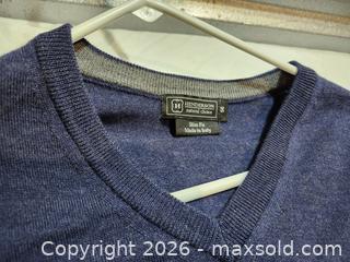 MaxSold Auction: 3 Men's Blue Sweater Vests - Brooks Brothers and Other Brand Names - Hanover Township (Pennsylvania, USA) PARTNER MANAGED Downsizing Online Auction - Airport Road (STORAGE)              