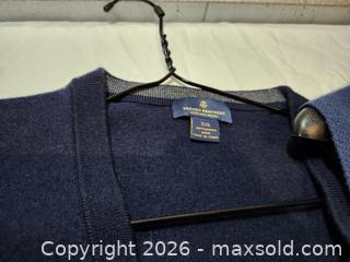 MaxSold Auction: 3 Men's Blue Sweater Vests - Brooks Brothers and Other Brand Names - Hanover Township (Pennsylvania, USA) PARTNER MANAGED Downsizing Online Auction - Airport Road (STORAGE)              