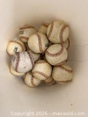 MaxSold Auction: 4 baseball mitts and 15 baseballs - Hanover Township (Pennsylvania, USA) PARTNER MANAGED Downsizing Online Auction - Airport Road (STORAGE)              