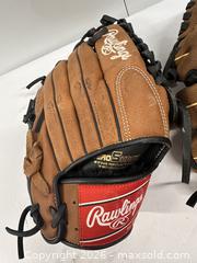 MaxSold Auction: 4 baseball mitts and 15 baseballs - Hanover Township (Pennsylvania, USA) PARTNER MANAGED Downsizing Online Auction - Airport Road (STORAGE)              