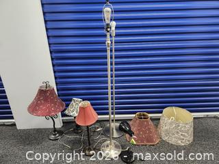 MaxSold Auction: 6 lamps and shades - Hanover Township (Pennsylvania, USA) PARTNER MANAGED Downsizing Online Auction - Airport Road (STORAGE)              