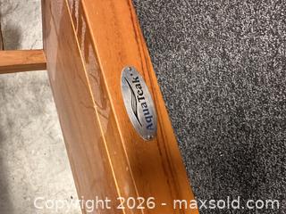 MaxSold Auction: AquaTeak teak shower bench with shelf - Hanover Township (Pennsylvania, USA) PARTNER MANAGED Downsizing Online Auction - Airport Road (STORAGE)              
