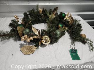 MaxSold Auction: Brand New Ornamental Garlands for Christmas - Hanover Township (Pennsylvania, USA) PARTNER MANAGED Downsizing Online Auction - Airport Road (STORAGE)              