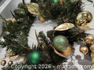 MaxSold Auction: Brand New Ornamental Garlands for Christmas - Hanover Township (Pennsylvania, USA) PARTNER MANAGED Downsizing Online Auction - Airport Road (STORAGE)              