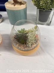 MaxSold Auction: Faux plants (7), Candle stand, 3 ocean/shell artwork - Hanover Township (Pennsylvania, USA) PARTNER MANAGED Downsizing Online Auction - Airport Road (STORAGE)              