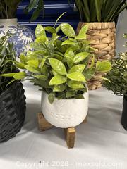 MaxSold Auction: Faux plants in pots - Hanover Township (Pennsylvania, USA) PARTNER MANAGED Downsizing Online Auction - Airport Road (STORAGE)              