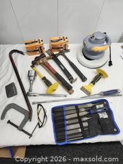 MaxSold Auction: hand tools in bucket, car polisher for detailing - Hanover Township (Pennsylvania, USA) PARTNER MANAGED Downsizing Online Auction - Airport Road (STORAGE)              