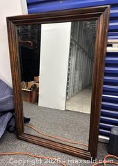 MaxSold Auction: Large wood mirror - Hanover Township (Pennsylvania, USA) PARTNER MANAGED Downsizing Online Auction - Airport Road (STORAGE)              