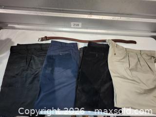 MaxSold Auction: Men's Pants and Belt Lot - Brooks Brothers and other brands - Hanover Township (Pennsylvania, USA) PARTNER MANAGED Downsizing Online Auction - Airport Road (STORAGE)              