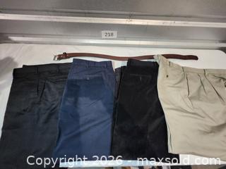 MaxSold Auction: Men's Pants and Belt Lot - Brooks Brothers and other brands - Hanover Township (Pennsylvania, USA) PARTNER MANAGED Downsizing Online Auction - Airport Road (STORAGE)              