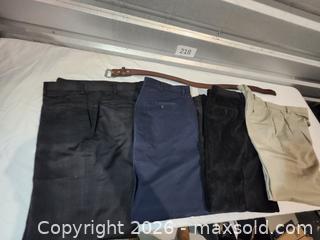 MaxSold Auction: Men's Pants and Belt Lot - Brooks Brothers and other brands - Hanover Township (Pennsylvania, USA) PARTNER MANAGED Downsizing Online Auction - Airport Road (STORAGE)              