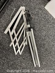 MaxSold Auction: microphone, headphones, mic stand, monopod, tripod, boom arm - Hanover Township (Pennsylvania, USA) PARTNER MANAGED Downsizing Online Auction - Airport Road (STORAGE)              