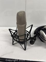 MaxSold Auction: microphone, mic stand, headphones - Hanover Township (Pennsylvania, USA) PARTNER MANAGED Downsizing Online Auction - Airport Road (STORAGE)              