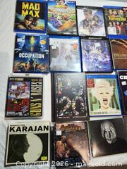 MaxSold Auction: Music Blue Ray DVD Lot - Hanover Township (Pennsylvania, USA) PARTNER MANAGED Downsizing Online Auction - Airport Road (STORAGE)              