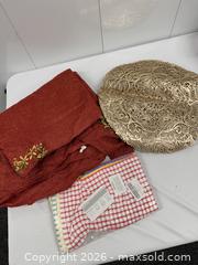 MaxSold Auction: Tablecloth, kitchen towel, placemats (10) - Hanover Township (Pennsylvania, USA) PARTNER MANAGED Downsizing Online Auction - Airport Road (STORAGE)              