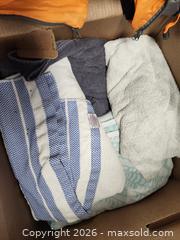MaxSold Auction: Towels, sheets, orange sleeping bag - Hanover Township (Pennsylvania, USA) PARTNER MANAGED Downsizing Online Auction - Airport Road (STORAGE)              