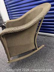 MaxSold Auction: Wicker outdoor rocking chair - Hanover Township (Pennsylvania, USA) PARTNER MANAGED Downsizing Online Auction - Airport Road (STORAGE)              