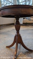 MaxSold Auction: Antique round side table  - Mississauga (Ontario, Canada) SELLER MANAGED Charity/Fundraising Online Auction - Lakeshore Road East