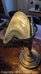 MaxSold Auction: Glass Shade Bankers Lamp - Mississauga (Ontario, Canada) SELLER MANAGED Charity/Fundraising Online Auction - Lakeshore Road East