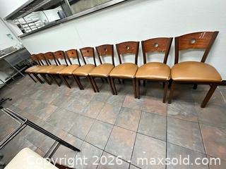 MaxSold Auction: Set of 7 Wood & Metal Chairs - Mississauga (Ontario, Canada) SELLER MANAGED Charity/Fundraising Online Auction - Lakeshore Road East