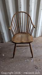 MaxSold Auction: Single Wooden Chair - Mississauga (Ontario, Canada) SELLER MANAGED Charity/Fundraising Online Auction - Lakeshore Road East
