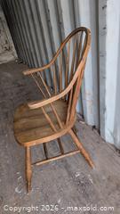 MaxSold Auction: Single Wooden Chair - Mississauga (Ontario, Canada) SELLER MANAGED Charity/Fundraising Online Auction - Lakeshore Road East