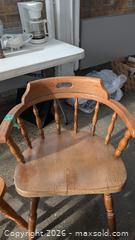 MaxSold Auction: Three Captain's Chairs +1 - Mississauga (Ontario, Canada) SELLER MANAGED Charity/Fundraising Online Auction - Lakeshore Road East