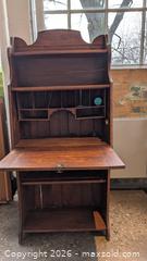 MaxSold Auction: Upright desk and book case  - Mississauga (Ontario, Canada) SELLER MANAGED Charity/Fundraising Online Auction - Lakeshore Road East