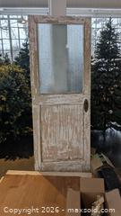 MaxSold Auction: Vintage Door with Frosted Window  - Mississauga (Ontario, Canada) SELLER MANAGED Charity/Fundraising Online Auction - Lakeshore Road East