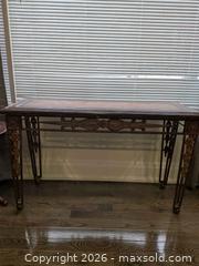 MaxSold Auction: Vintage hall table - Mississauga (Ontario, Canada) SELLER MANAGED Charity/Fundraising Online Auction - Lakeshore Road East