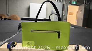 MaxSold Auction: Green Italian Purse  - Mississauga (Ontario, Canada) SELLER MANAGED Charity/Fundraising Online Auction - Lakeshore Road East