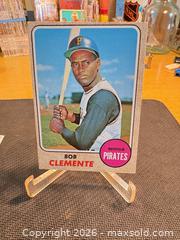 MaxSold Auction: 1968 Topps Style Roberto (Bob) Clemente #150 Baseball Card - Maple Ridge (British Columbia, Canada) PARTNER MANAGED Estate Sale Online Auction - Blanshard Street