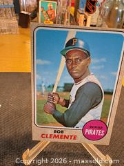 MaxSold Auction: 1968 Topps Style Roberto (Bob) Clemente #150 Baseball Card - Maple Ridge (British Columbia, Canada) PARTNER MANAGED Estate Sale Online Auction - Blanshard Street