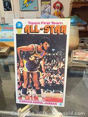 MaxSold Auction: 1976-77 Topps Kareem Abdul-Jabbar Oversized Basketball Card - Maple Ridge (British Columbia, Canada) PARTNER MANAGED Estate Sale Online Auction - Blanshard Street
