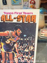 MaxSold Auction: 1976-77 Topps Kareem Abdul-Jabbar Oversized Basketball Card - Maple Ridge (British Columbia, Canada) PARTNER MANAGED Estate Sale Online Auction - Blanshard Street