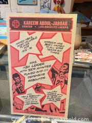 MaxSold Auction: 1976-77 Topps Kareem Abdul-Jabbar Oversized Basketball Card - Maple Ridge (British Columbia, Canada) PARTNER MANAGED Estate Sale Online Auction - Blanshard Street