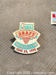 MaxSold Auction: 1998 NBA Vancouver Draft Enamel Lapel Pin - Made in Canada - Maple Ridge (British Columbia, Canada) PARTNER MANAGED Estate Sale Online Auction - Blanshard Street