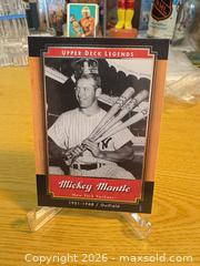 MaxSold Auction: 2001 Upper Deck Legends (MLB) Mickey Mantle Baseball Trading Card - Maple Ridge (British Columbia, Canada) PARTNER MANAGED Estate Sale Online Auction - Blanshard Street