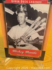 MaxSold Auction: 2001 Upper Deck Legends (MLB) Mickey Mantle Baseball Trading Card - Maple Ridge (British Columbia, Canada) PARTNER MANAGED Estate Sale Online Auction - Blanshard Street