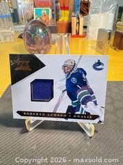 MaxSold Auction: 2010 Panini Roberto Luongo (NHL) Vancouver Canucks Memorabilia Jersey Card Swatch 017/599 - Maple Ridge (British Columbia, Canada) PARTNER MANAGED Estate Sale Online Auction - Blanshard Street