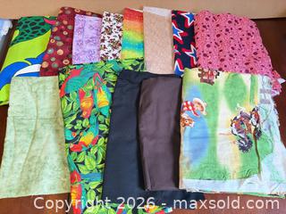 MaxSold Auction: Assorted Cotton Quilting Fabric Pieces - Novelty & Floral Prints - Maple Ridge (British Columbia, Canada) PARTNER MANAGED Estate Sale Online Auction - Blanshard Street