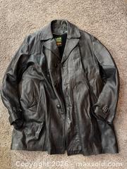 MaxSold Auction: Black Genuine Leather Coat, Size Large -rh - Maple Ridge (British Columbia, Canada) PARTNER MANAGED Estate Sale Online Auction - Blanshard Street
