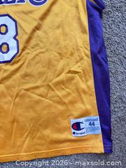 MaxSold Auction: Champion Los Angeles Lakers Kobe Bryant #8 Jersey, Size 44 -rh - Maple Ridge (British Columbia, Canada) PARTNER MANAGED Estate Sale Online Auction - Blanshard Street