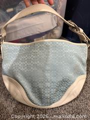 MaxSold Auction: Coach Shoulder Hobo Bag with Zipper and Silver-Tone Hardware -sc - Maple Ridge (British Columbia, Canada) PARTNER MANAGED Estate Sale Online Auction - Blanshard Street