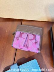 MaxSold Auction: Coach Wallet, Card Holder, Wristlet & Clutch Lot (6 pcs) -sc - Maple Ridge (British Columbia, Canada) PARTNER MANAGED Estate Sale Online Auction - Blanshard Street